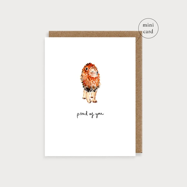 Lion Proud of You Card