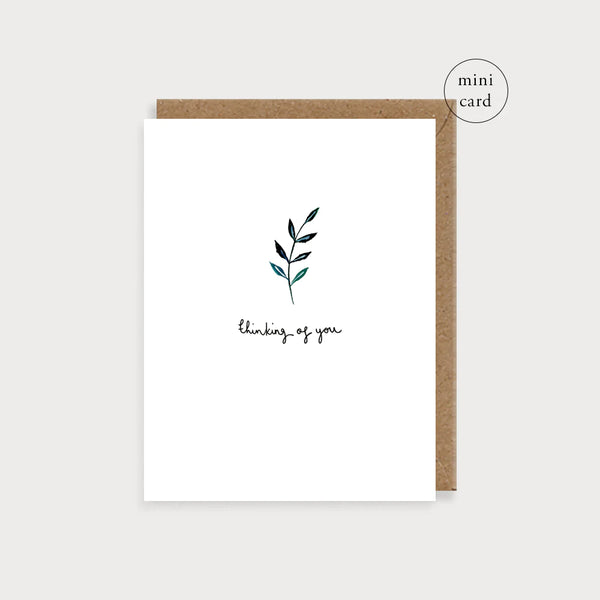 Thinking of You Sprig Card