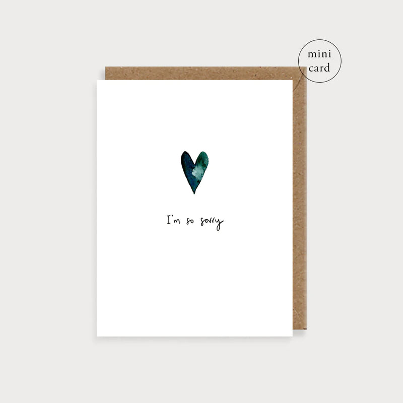 Heart So Sorry Card