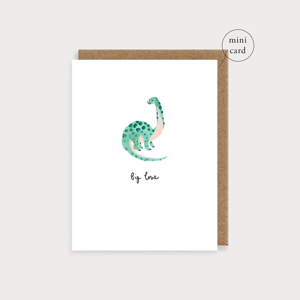 Dinosaur Big Love Card
