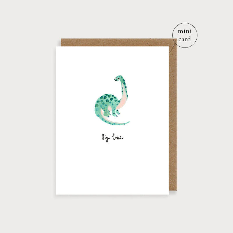 Dinosaur Big Love Card