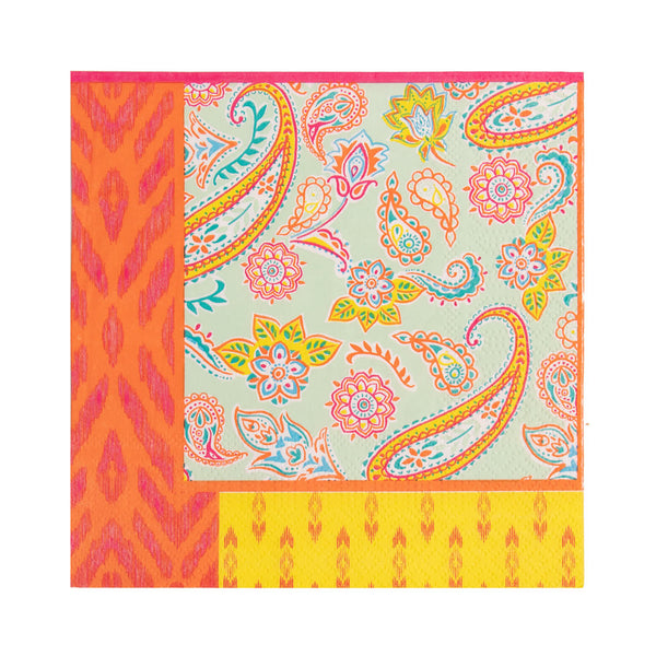 Boho Paisley Paper Napkins