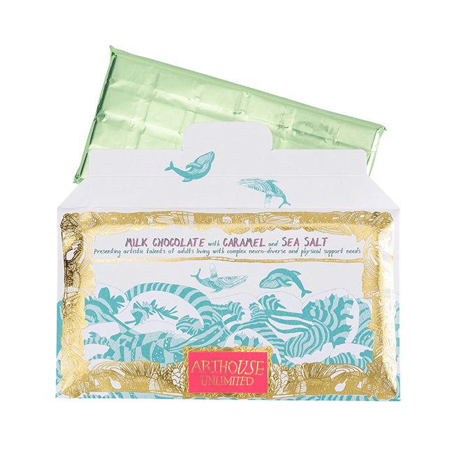 Swim with Whales Milk Chocolate with Caramel & Sea Salt
