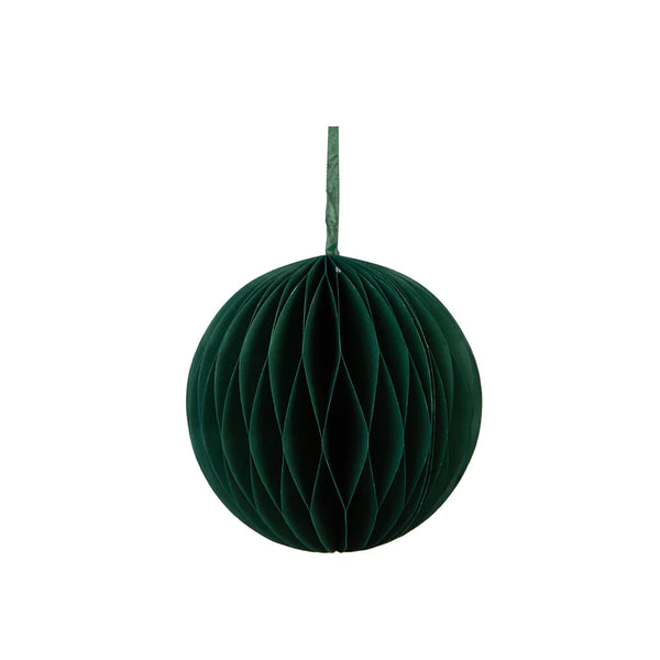 Green Card Honeycomb Ball Decoration - Small