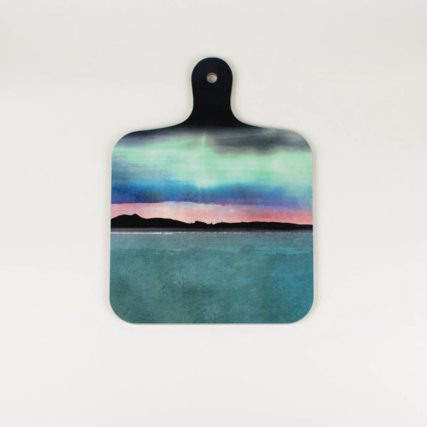 Edinburgh Skyline from East Lothian Mini-Chopping Board