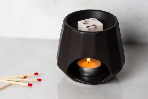 Black Retro Wax Melt Warmer