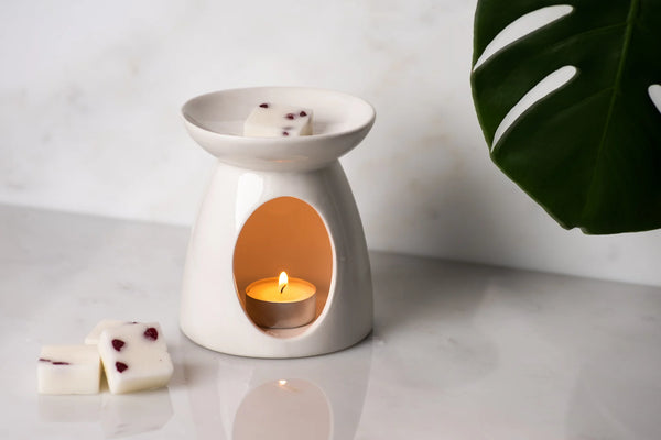 White Teardrop Wax Melt Burner