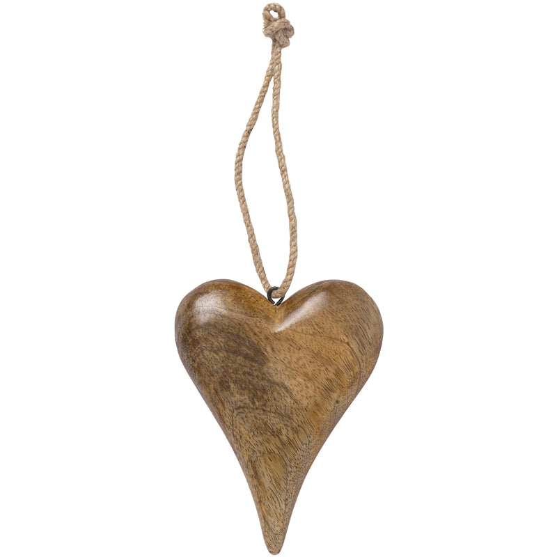 Tapered Wooden Hear Decoration