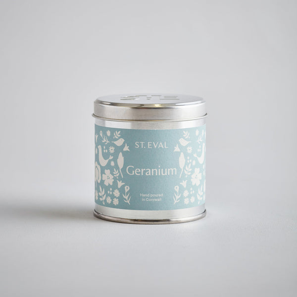 Geranium, Summer Folk Scented Tin Candle