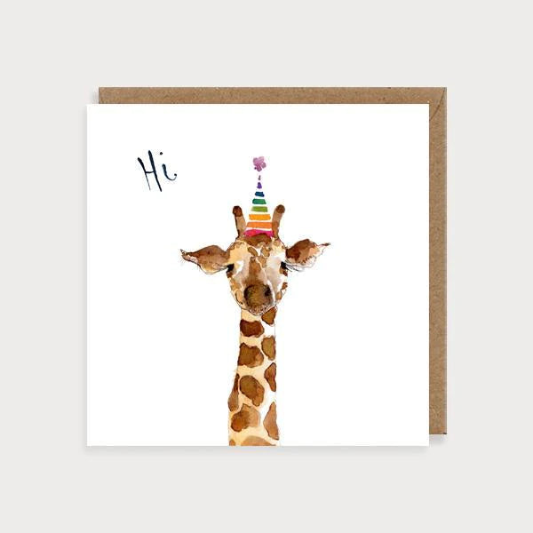 Giraffe Hi Card