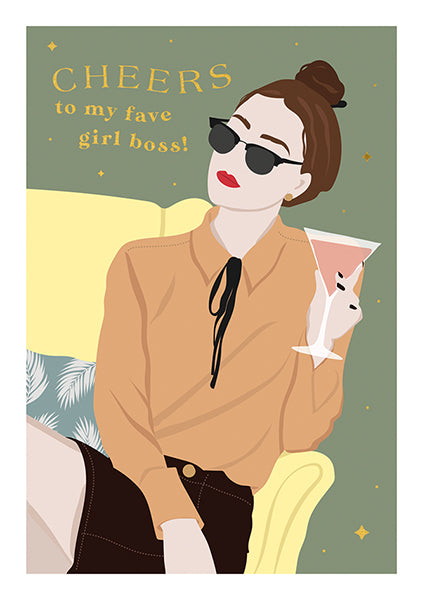 Girl Boss Card