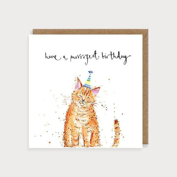 Purrrfect Birthday Card