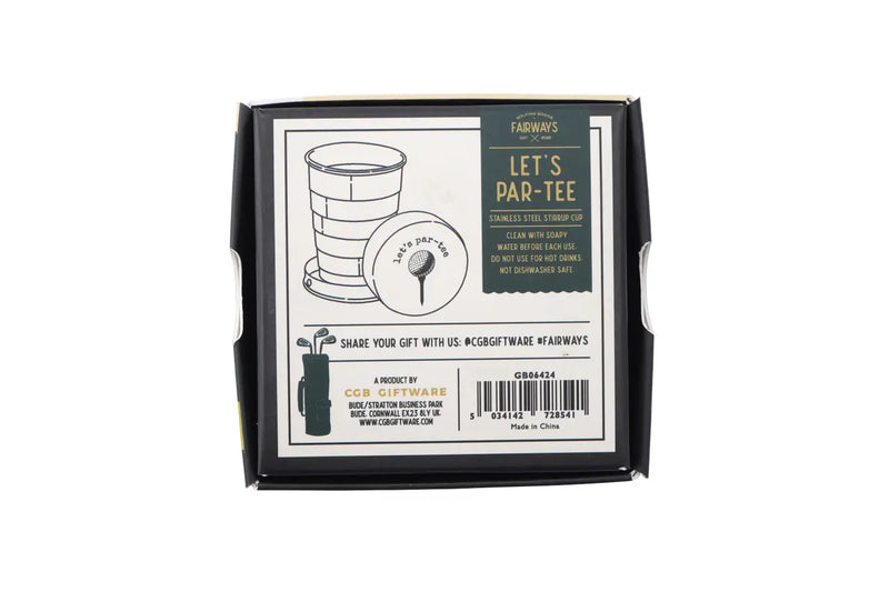 Fairways Golfing Goods 'Let's Par-Tee' Stirrup Cup