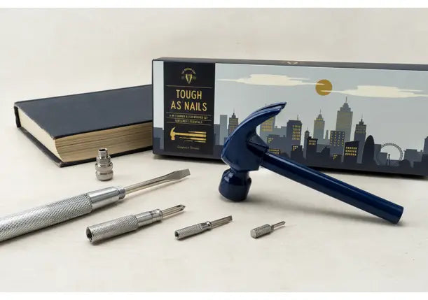 Modern Gent 6-In-1 Hammer, Tool & Screwdriver Set
