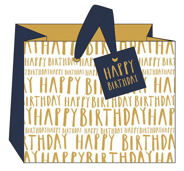 Happy Birthday Gift Bag - Landscape
