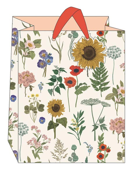 Sunflower Floral Gift Bag - Large