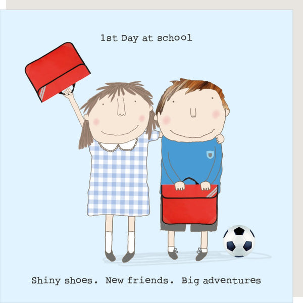 1st Day At School Card