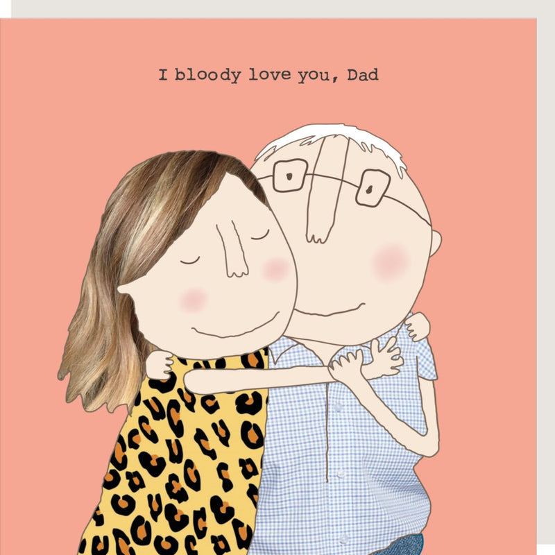 Bloody Love Dad Card