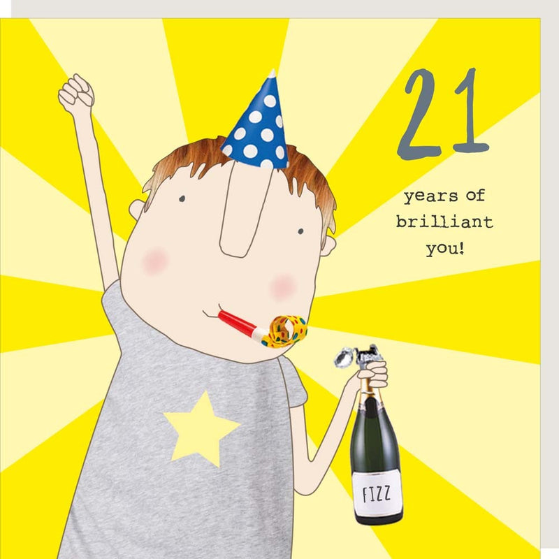 Boy 21 Brilliant Card