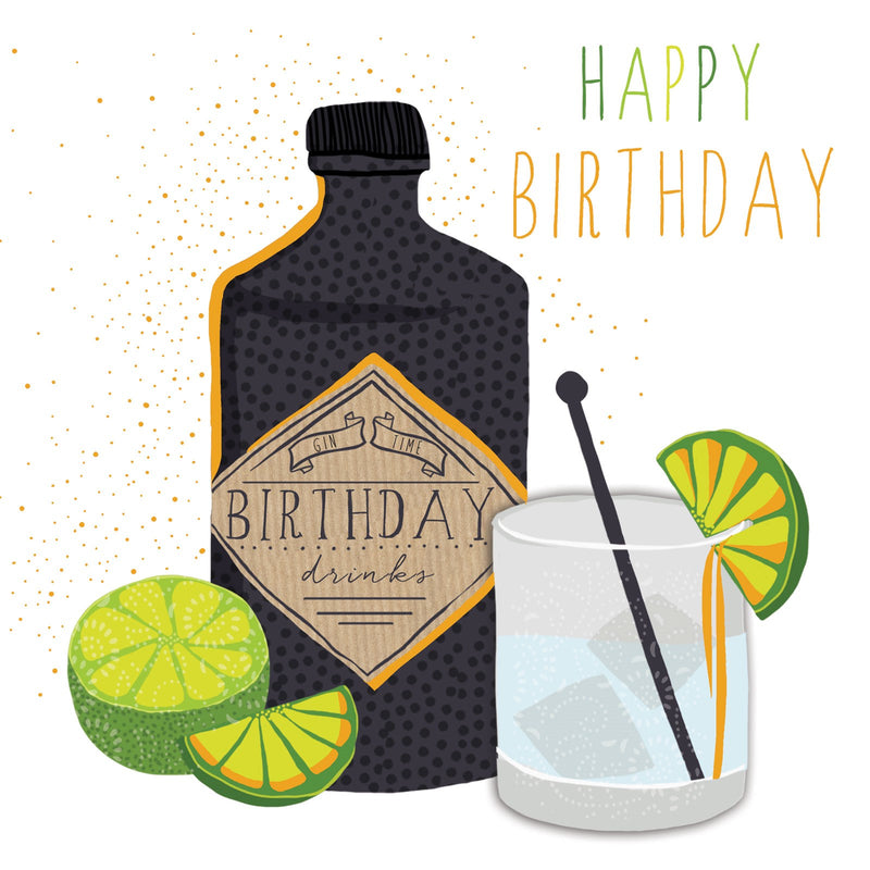 Happy Birthday, Gin Card