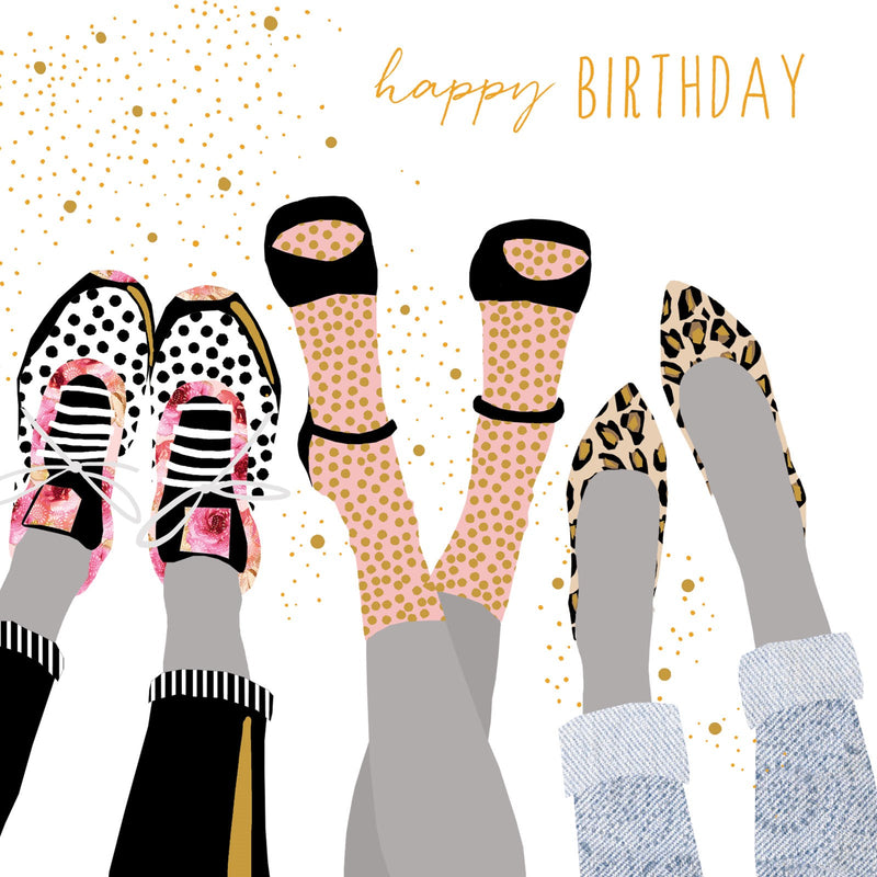 Happy Birthday - Shoes Card
