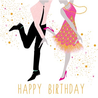 Happy Birthday Dancing Card