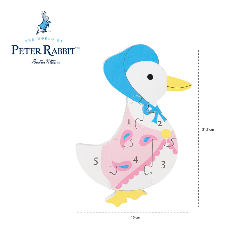Jemima Puddle Duck Wooden Number Puzzle