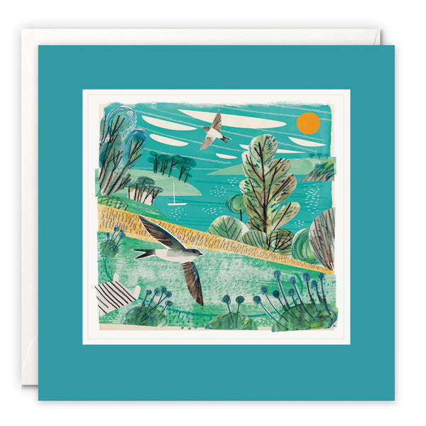 Bosloe House Martins Art Card