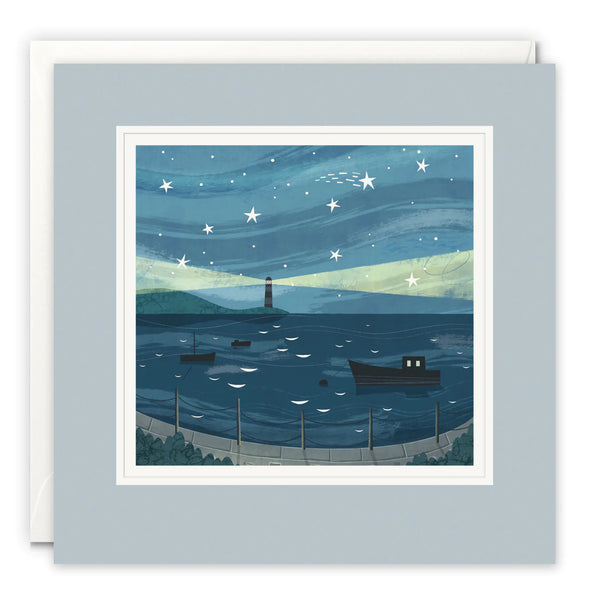 Harbour at Night Art Card