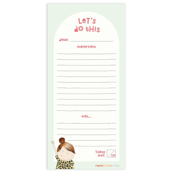 Let’s Do This List Pad