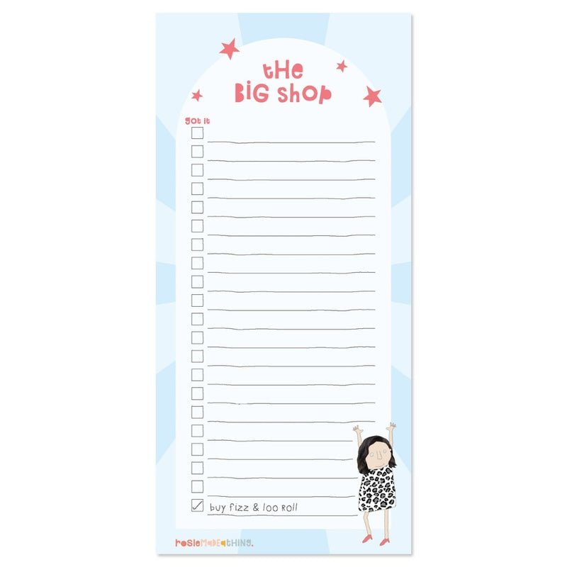 The Big Shop List Pad