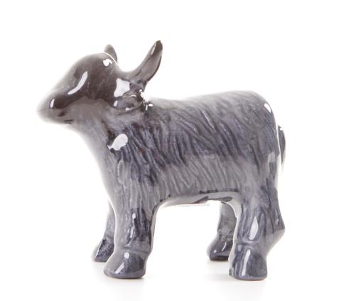 Brushed Black Highland Cow Extra Large