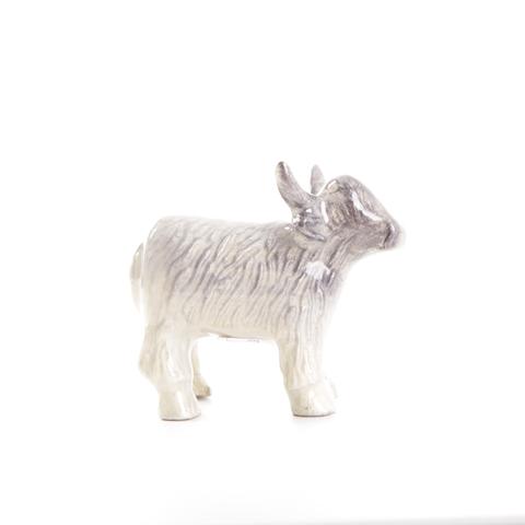 Brushed Silver Highland Cow Extra Large