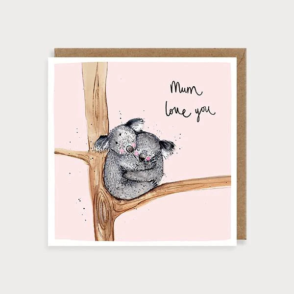 Koalas Love You Mum Card