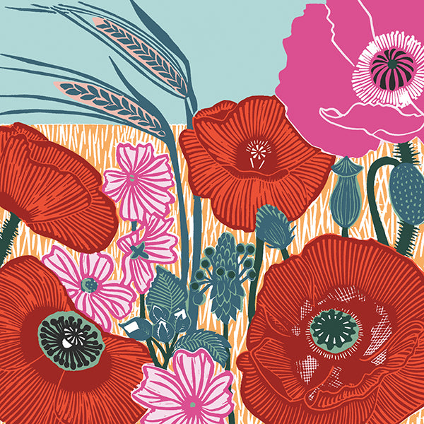 Wild Poppies Card