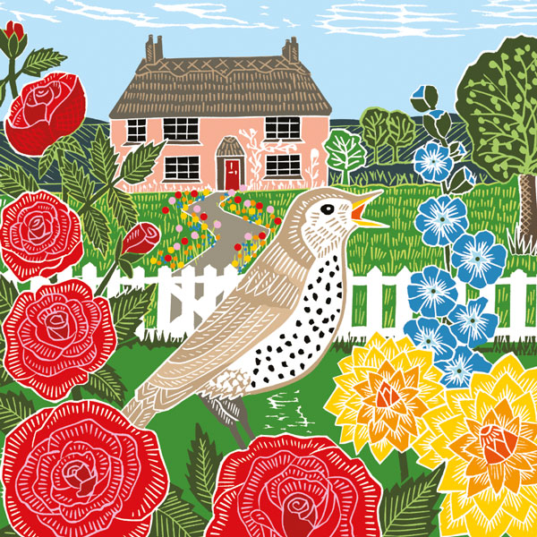 Bird & House Card
