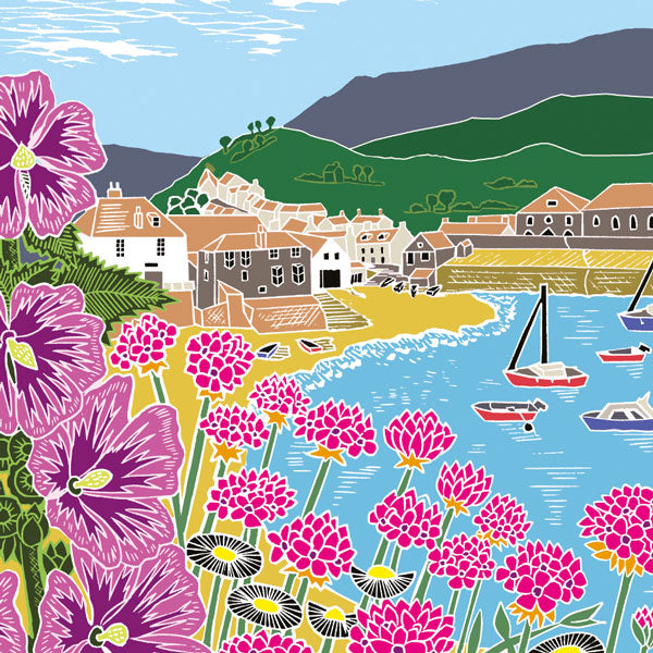 Seaside Town Card
