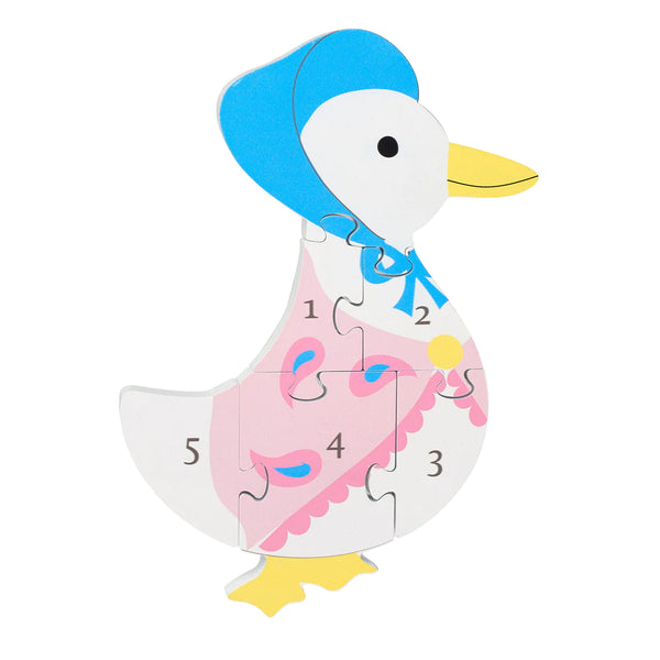 Jemima Puddle Duck Wooden Number Puzzle