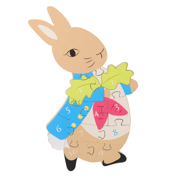 Peter Rabbit Wooden Number Puzzle