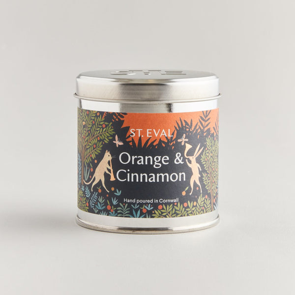 Orange & Cinnamon Tin Candle