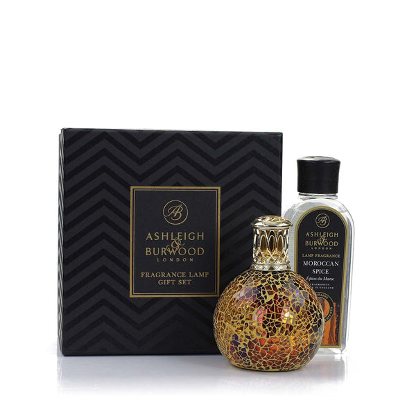 Golden Sunset Fragrance Lamp & Moroccan Spice Gift Set