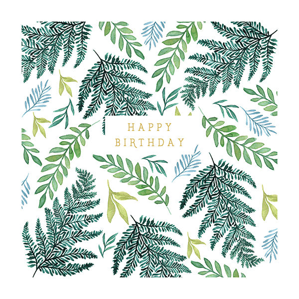 Happy Birthday - Fern Card