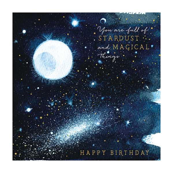 Stardust & Magical Things Birthday Card
