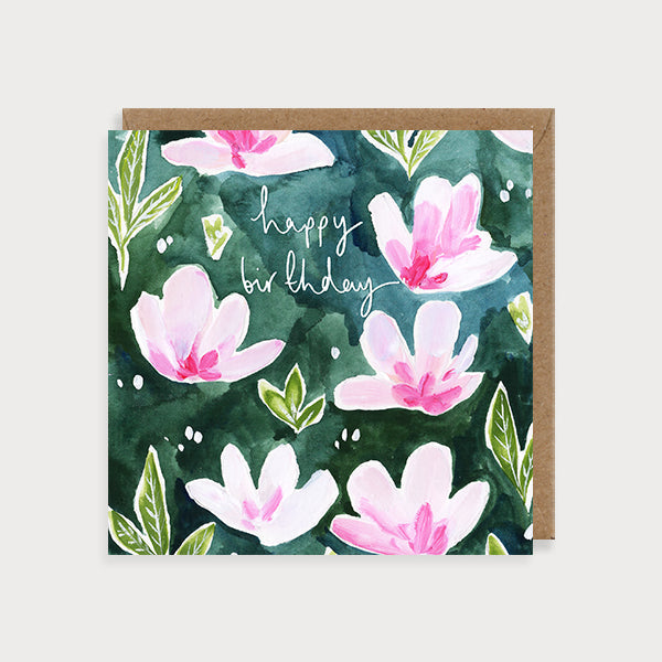 Magnolia Birthday Card