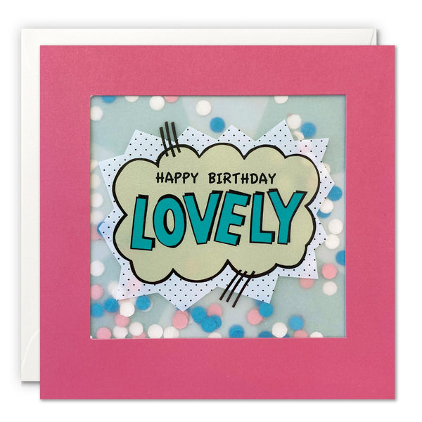 Happy Birthday Lovely Pop Art Card