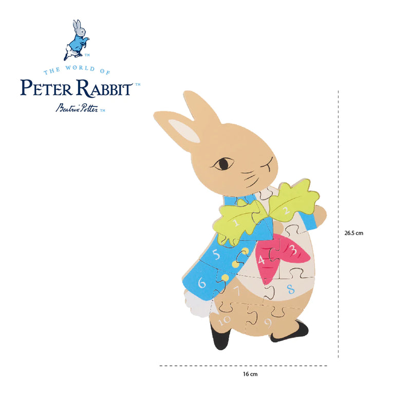 Peter Rabbit Wooden Number Puzzle