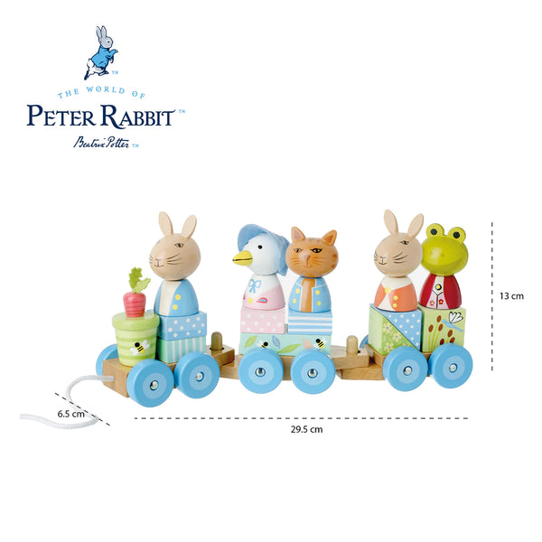 Peter Rabbit Wooden Puzzle Train