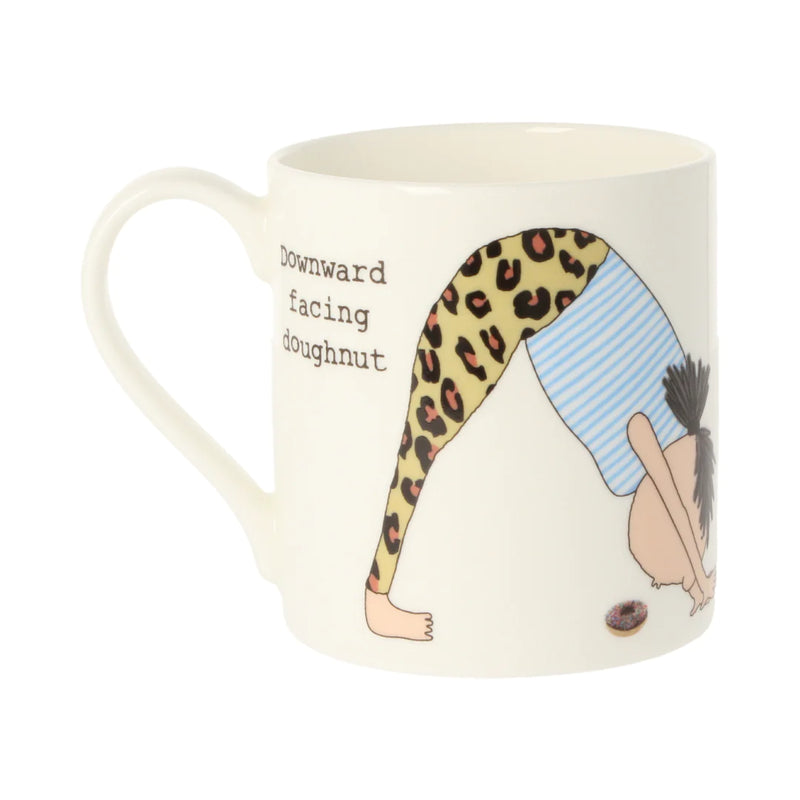 Downward Facing Doughnut Mug