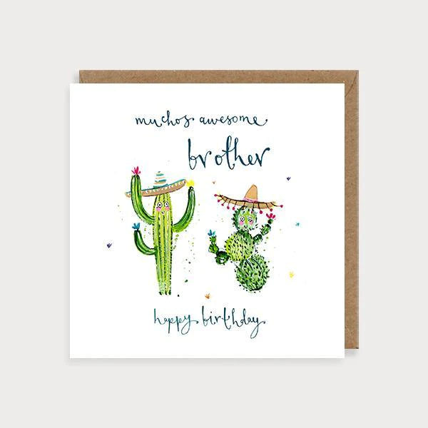 Brother Cacti Birthday Card