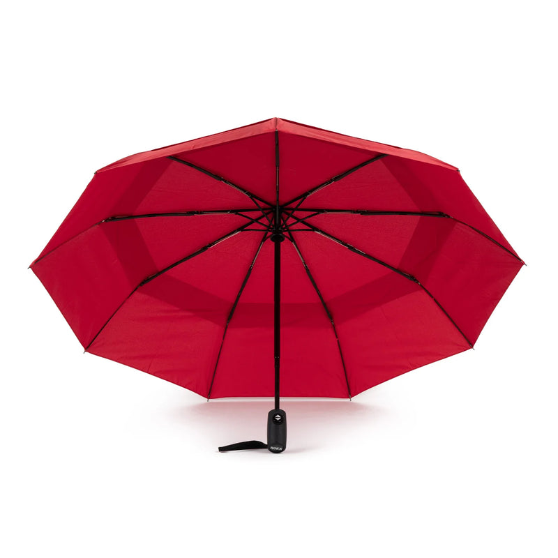 Waterloo Sustainable Nylon Umbrella - Cranberry